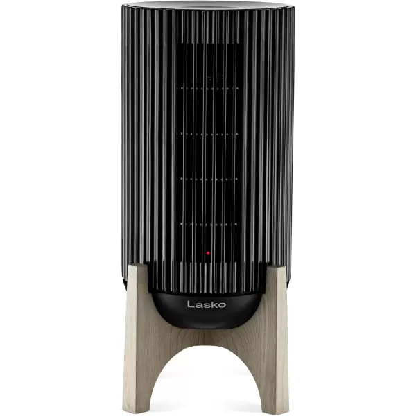 imageLasko Artisan Series Oscillating Ceramic Space Heater for Home Living Room Bedroom Thermostat Timer 2 Heat Settings Remote Control Electric Heaters for Indoor Use 155 Black 1500W CX16550