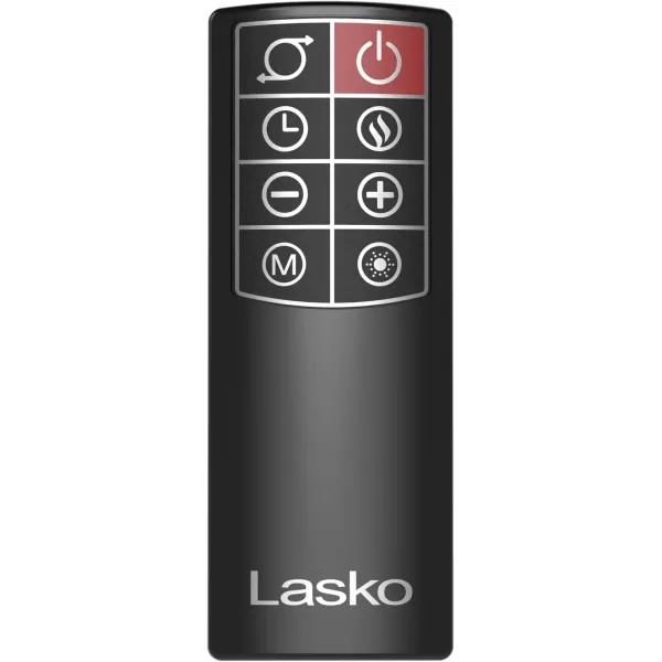 imageLasko Ellipse Ceramic Tower Heater for Home with TipOver Switch Digital Display Thermostat Wide Oscillation Remote Timer For Bedroom Office Living Room Den 24 Inches 1500W Black CT24950