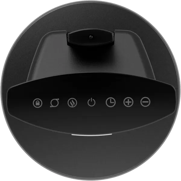imageLasko Ellipse Ceramic Tower Heater for Home with TipOver Switch Digital Display Thermostat Wide Oscillation Remote Timer For Bedroom Office Living Room Den 24 Inches 1500W Black CT24950