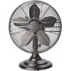 imageLasko Oscillating Table Top Fan Portable 3 Quiet Speeds for Bedroom Kitchen and Office 17quot Bronze R12210Electric Fan