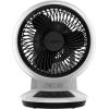 imageLasko Whirlwind Orbital Motion Air Circulator Table Fan 3 Speeds Timer Dark Mode Remote Control for Small and Medium Sized Rooms White A12557