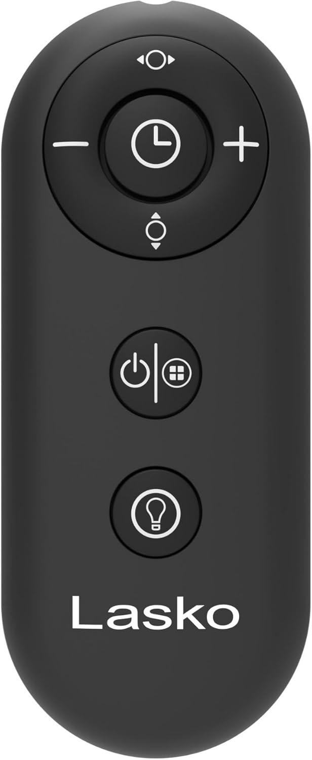 imageLasko Whirlwind Orbital Motion Pedestal Fan with WhisperForce DC Technology 25fts Airflow 25dBA Night Light 24Hr Timer Adjustable Height Remote Control 21quot 39quot Gray APDC215