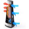 imageLasko Oscillating Bladeless Ceramic Tower Space Heater for Home with Enhanced Safety Adjustable Thermostat Filter Timer and Remote Control 27 Inches Silver 1500W AW300Heater