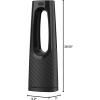 imageLasko Oscillating Bladeless Ceramic Tower Space Heater for Home with Enhanced Safety Adjustable Thermostat Timer and Remote Control 3805 x 919 x 70 Black 1500W CW210