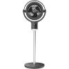 imageLasko Whirlwind Orbital Motion Pedestal Fan with WhisperForce DC Technology 25fts Airflow 25dBA Night Light 24Hr Timer Adjustable Height Remote Control 21quot 39quot Gray APDC215