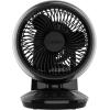 imageLasko Air Circulator Fan Whirlwind Orbital Motion Table Fan 3 Speeds Timer Dark Mode Remote Control Small Room Fan Black A12558