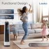imageLasko High Velocity Oscillating Tower Fan 3 Powerful Speeds Adjustable Directional Louvers For Bedroom Basement Garage Use Black 35quot U35105