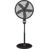 imageLasko Oscillating Cyclone Pedestal Fan Adjustable Height Timer Remote Control 3 Speeds for Bedroom Living Room Home Office 18quot Black 1843