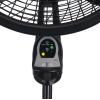 imageLasko Oscillating Cyclone Pedestal Fan Adjustable Height Timer Remote Control 3 Speeds for Bedroom Living Room Home Office 18quot Black 1843