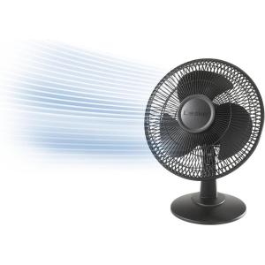 imageLasko 12quot Oscillating Table Fan for Home Offices Bedrooms Living Rooms 3Speeds Widespread Oscillation TiltBack Fan Head Portable Black 20172017