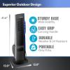 imageLasko Misto Outdoor Misting Tower Fan 4Speeds Internal Oscillation for Decks Patios and Porches Black YF300 Large