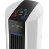 imageLasko 1500W Oscillating All Season Tower Fan and Space Heater w4 Quiet Fan Speeds 3 Heat Settings Autooff Timer ampamp Remote for Home ampamp Office BlackBlack White