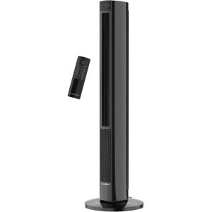 imageLasko 1500W Oscillating All Season Tower Fan and Space Heater w4 Quiet Fan Speeds 3 Heat Settings Autooff Timer ampamp Remote for Home ampamp Office BlackBlack