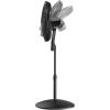 imageLasko EcoQuiet Oscillating Pedestal Fan with Whisper Quiet DC Motor 12 Speeds 8 Hour Timer Adjustable Height Remote Control White S18705 LargeBlack