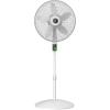 imageLasko EcoQuiet Oscillating Pedestal Fan with Whisper Quiet DC Motor 12 Speeds 8 Hour Timer Adjustable Height Remote Control White S18705 LargeWhite