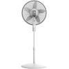 imageLasko EcoQuiet Oscillating Pedestal Fan with Whisper Quiet DC Motor 12 Speeds 8 Hour Timer Adjustable Height Remote Control White S18705 LargeWhite