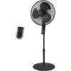 imageLasko S16612 Oscillating 16 Adjustable Pedestal Stand Fan with Timer Thermostat and Remote for Indoor Bedroom Living Room 16 Inch Black 16612 ampamp Household Tower Fan 42quot Silver T42951