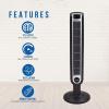imageLasko Oscillating Tower and Pedestal Fans Bundle with Remote Control 2511 2535