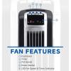 imageLasko Oscillating Tower and Pedestal Fans Bundle with Remote Control 2511 2535