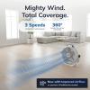 image:imageLasko WINDMACHINE 20 High Velocity Floor Fan with 3 Speeds 360 Directional Airflow Portable Air Circulator Fan for Home Garage amp Workshop Fully Assembled Gray 3301