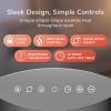 image:imageLasko Ellipse Ceramic Tabletop Space Heater for Home with Tip Switch Child Lock Thermostat Wide Oscillation Timer Remote For Bedroom Office Living Room 12 Inches 1500W Silver CD12951