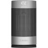 image:imageLasko Ellipse Ceramic Tabletop Space Heater for Home with Tip Switch Child Lock Thermostat Wide Oscillation Timer Remote For Bedroom Office Living Room 12 Inches 1500W Silver CD12951