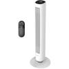 image:imageLasko 40 Pinnacle Tower Fan 12Speeds 24H Timer 50ft Air Distance 32 fts Airflow WhisperForce DC Motor AirSense Night Light Remote White DST105