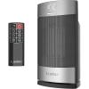 image:imageLasko Ellipse Ceramic Tabletop Space Heater for Home with Tip Switch Child Lock Thermostat Wide Oscillation Timer Remote For Bedroom Office Living Room 12 Inches 1500W Silver CD12951