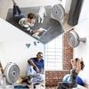 image:imageLasko 3520 20 Inch 3Speed Cyclone Air Circulator Portable FullTilt Pivoting Floor or Wall Mount Fan for Large Rooms and Office White