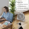 image:imageLasko 3520 20 Inch 3Speed Cyclone Air Circulator Portable FullTilt Pivoting Floor or Wall Mount Fan for Large Rooms and Office White