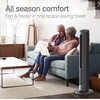 image:imageLasko Oscillating Ceramic Space Heater for Home with Overheat Protection Thermostat and 3 Speeds amp Oscillating All Season Tower Fan and Space Heater in One for Home with Adjustable Thermostat