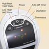 image:imageLasko Oscillating Ceramic Tower Space Heater for Home with Adjustable Thermostat 2Speeds 16 Inches Silver 1500W 5309Silver 5309