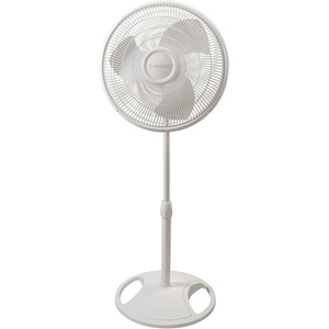 image:imageLasko 2520 16 Inch 3Speed Quiet Adjustable Tilting WideArea Oscillating Standing Pedestal Fan for Bedroom Kitchen Home and Office White