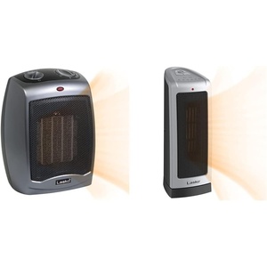 image:imageLasko Oscillating Ceramic Tower Space Heater for Home with Adjustable Thermostat 2Speeds 16 Inches Silver 1500W 5309Silver 5309