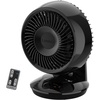 image:imageLasko Whirlwind EcoQuiet Orbital Motion Air Circulator with DC Motor 12 Speeds Timer Dark Mode Remote Control for Small and Medium Sized Rooms Black A12668Black