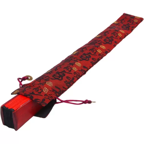 Amajiji 1333cm The blank ChineaseJapanese Hand Held Silk Folding Fan with Bamboo FrameChinese Style Men Bamboo Folded Fans Hand Held Props for Dancing red