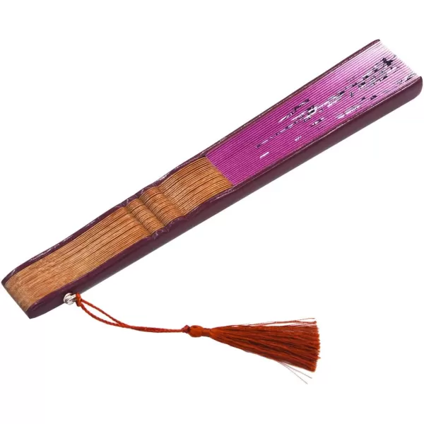 Amajiji 827quot Beautiful handcrafted Chinese Japanese hand held folding fan with firstclass bamboo spins and high quality traditonal silk fabrics HBSY 001