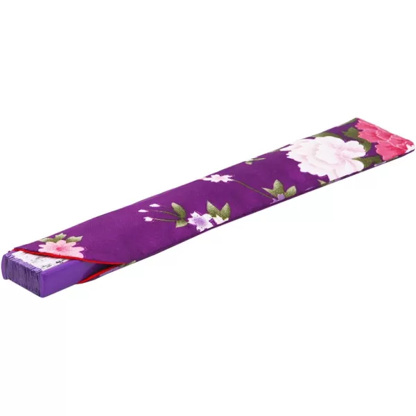 Amajiji 827quot Beautiful handcrafted Chinese Japanese hand held folding fan with firstclass bamboo spins and high quality traditonal silk fabrics HBSY 003