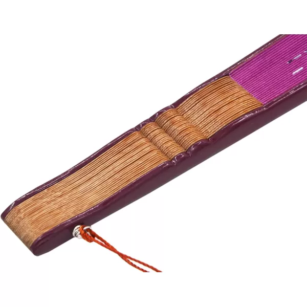 Amajiji 827quot Beautiful handcrafted Chinese Japanese hand held folding fan with firstclass bamboo spins and high quality traditonal silk fabrics HBSY 001