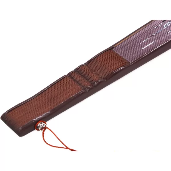 Amajiji 827quot Beautiful handcrafted Chinese Japanese hand held folding fan with firstclass bamboo spins and high quality traditonal silk fabrics HBSY 005
