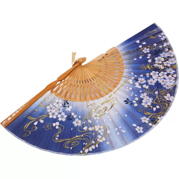 Amajiji 827quot Handcrafted Japanesestyle folding fan NQE 003