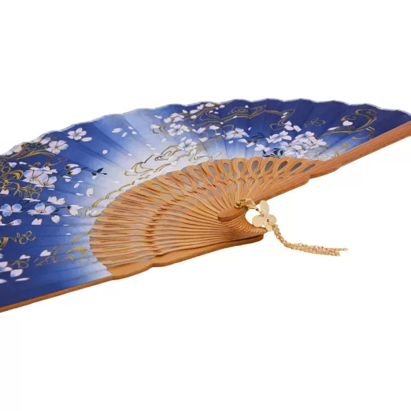 Amajiji 827quot Handcrafted Japanesestyle folding fan NQE 003