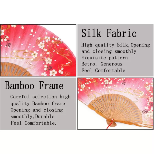 Amajiji 827quot Handcrafted Japanesestyle folding fan NQE 005