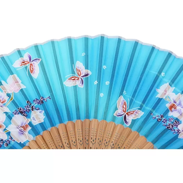 Amajiji 827quot Women Folding Fan Hand FanChineaseJapanese Vintage Retro Style HQJ18Hqj20