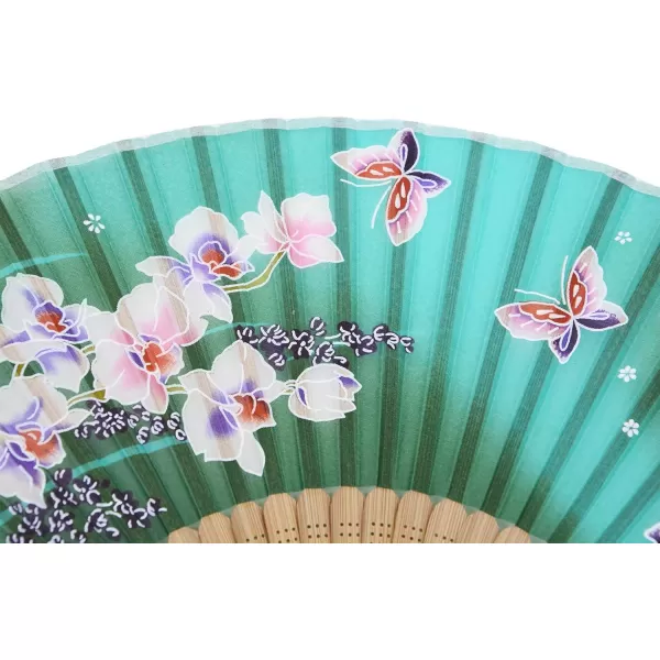 Amajiji 827quot Women Folding Fan Hand FanChineaseJapanese Vintage Retro Style NQE HQJ23Hqj18