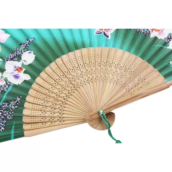 Amajiji 827quot Women Folding Fan Hand FanChineaseJapanese Vintage Retro Style NQE HQJ23Hqj18