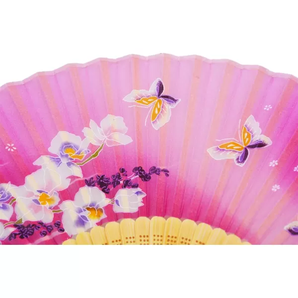 Amajiji 827quot Women Folding Fan Hand FanChineaseJapanese Vintage Retro Style NQE HQJ23Hqj23