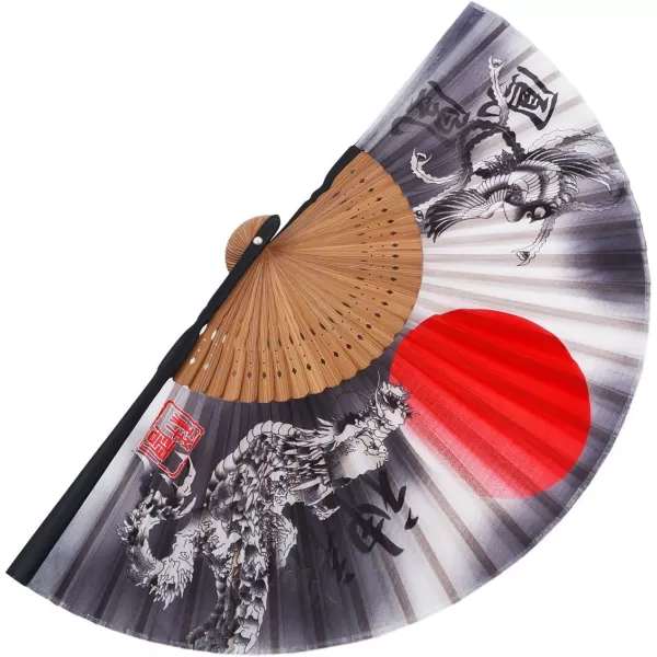 Amajiji 827quot21CM Japanese Vintage Retro Style Handheld Folding Fan CZ03Cz03