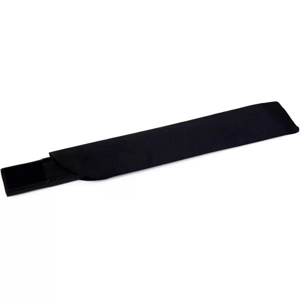 Amajiji Charming Elegant Modern Woman Handmade Bamboo Silk 827quot 21cm Folding Pocket Purse Hand Fan Black Bamboo