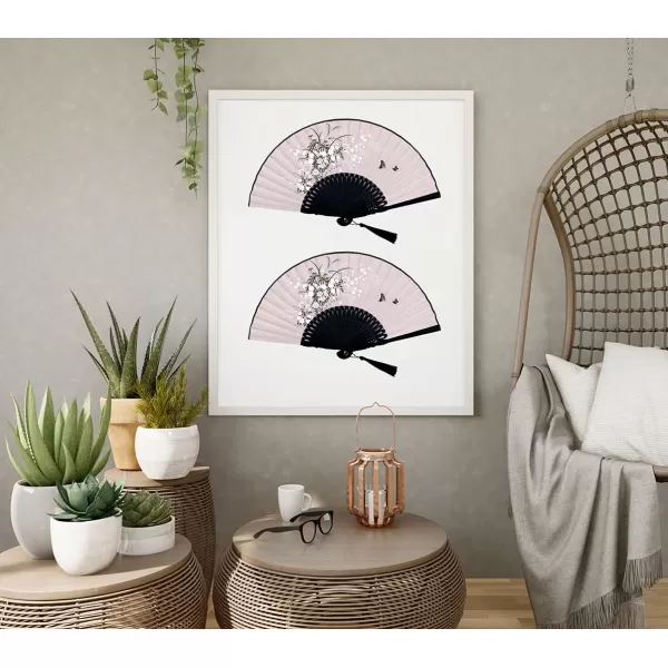 Amajiji Charming Elegant Modern Woman Handmade Bamboo Silk 827quot 21cm Folding Pocket Purse Hand Fan BlackCzt10